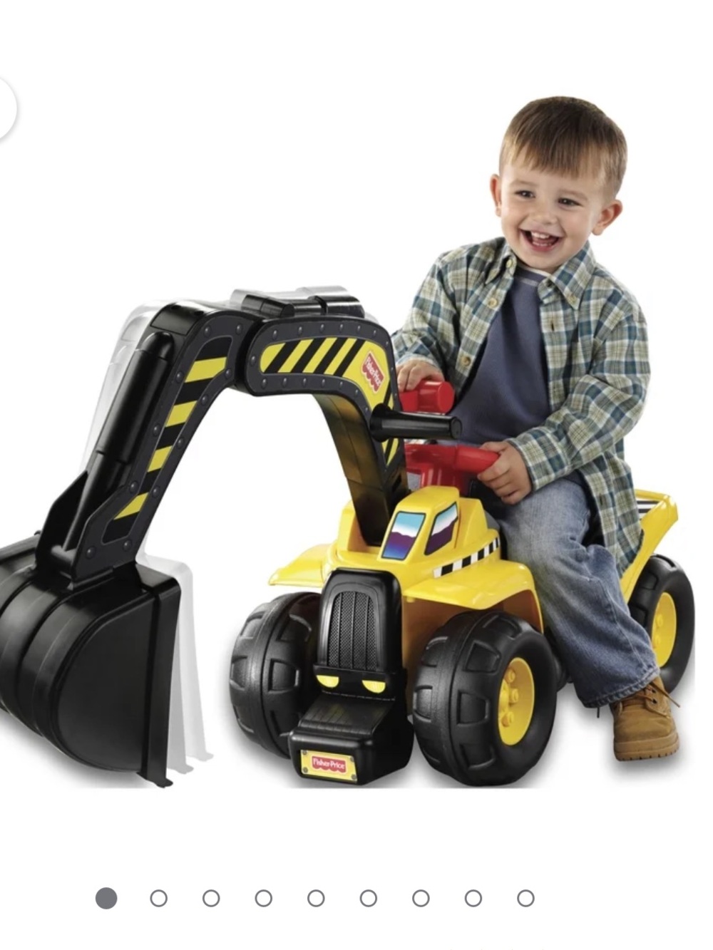 Fisher-Price Ride-On Excavator, Big Action Dig N' Ride On